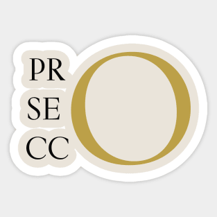 PrOsecco | Fun and Humor Sticker